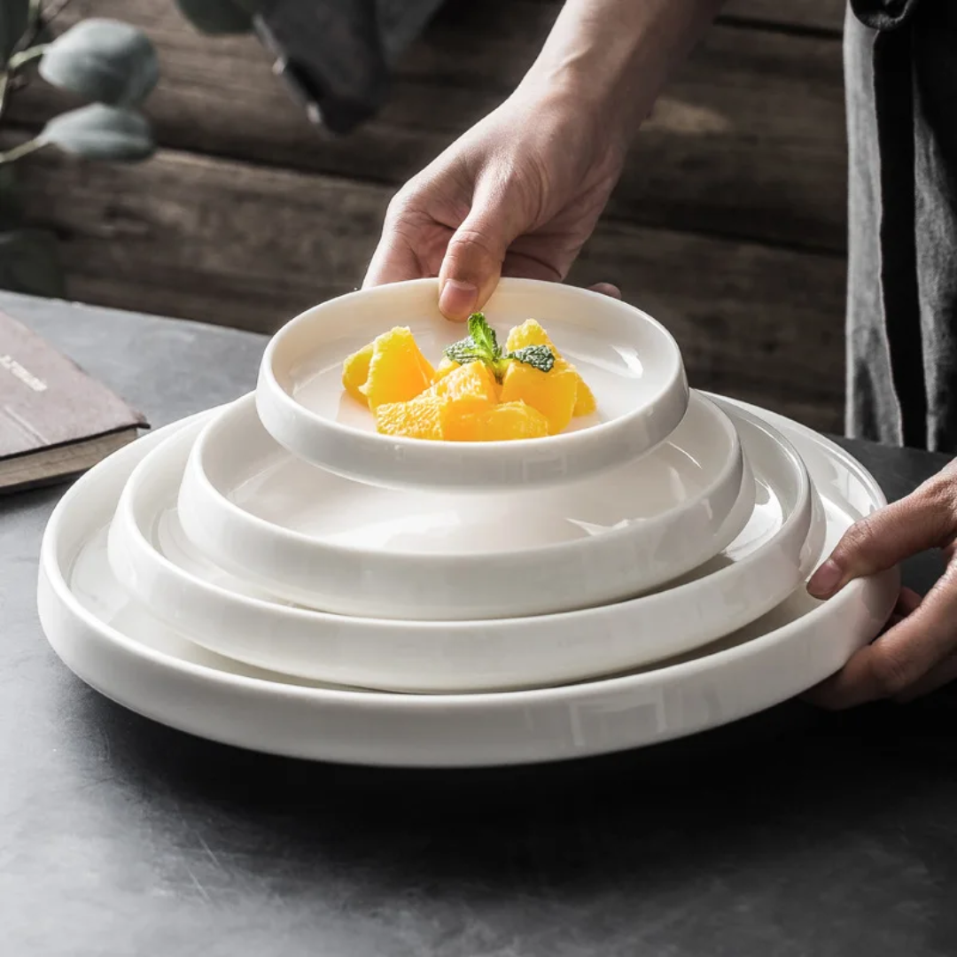 White Dinner Plate
