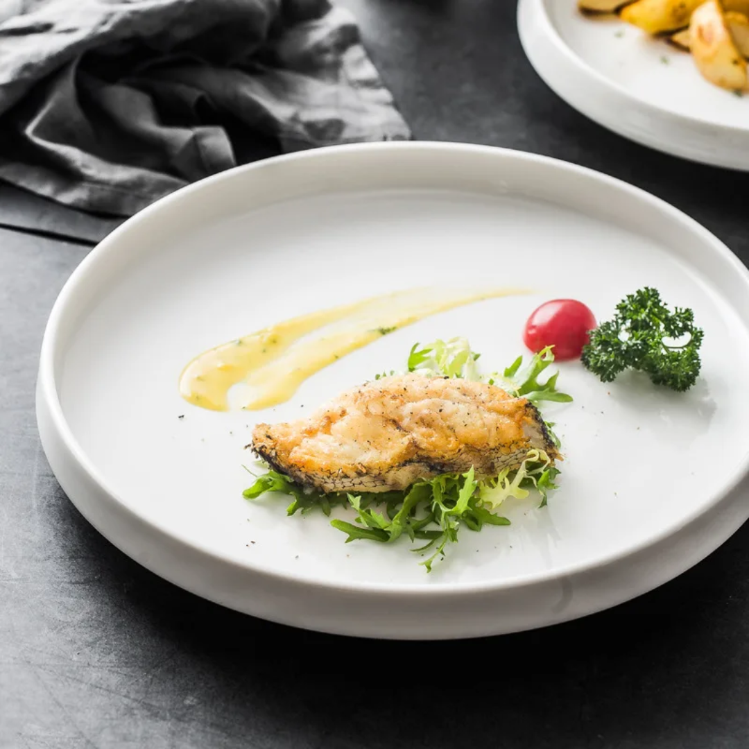 White Dinner Plate