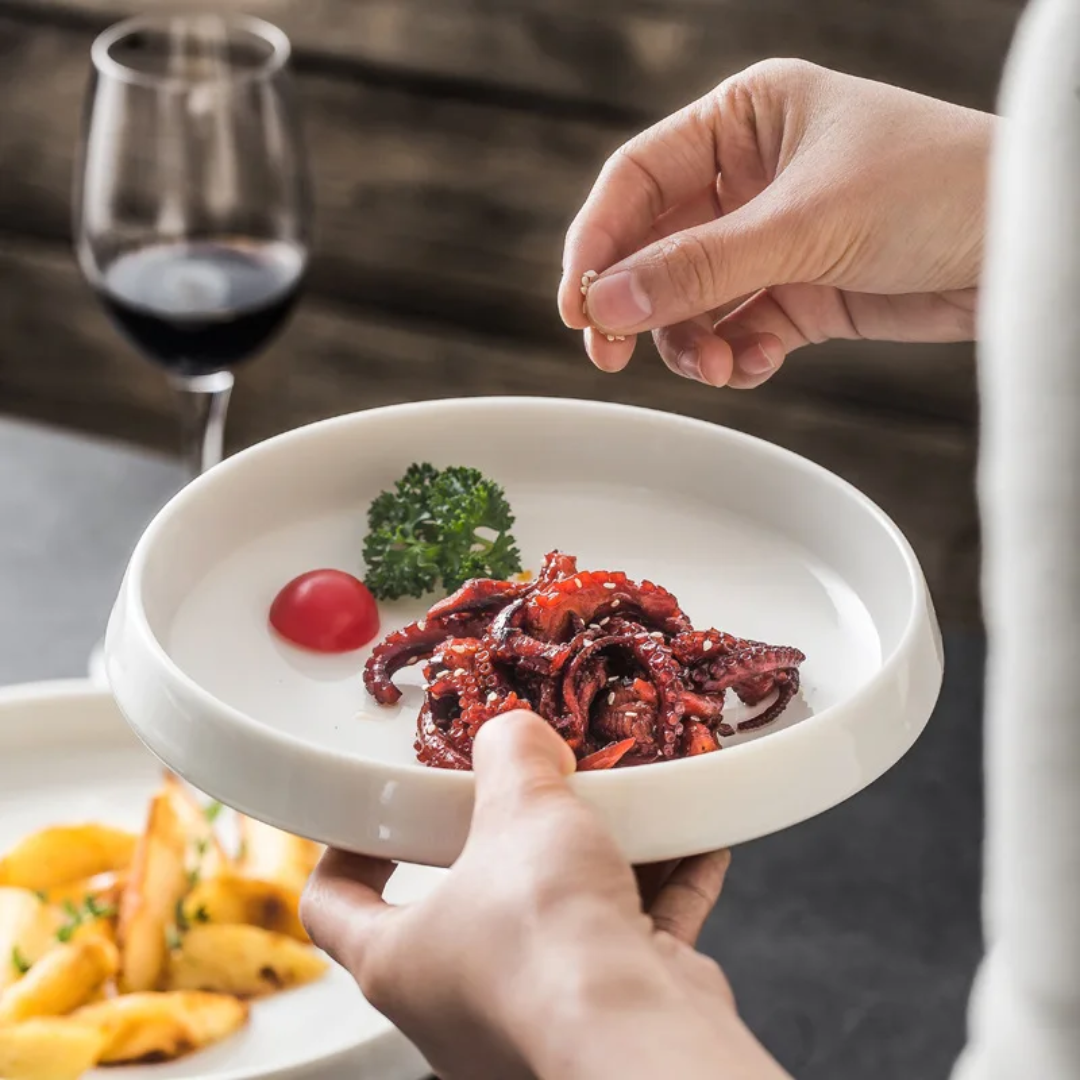 White Dinner Plate